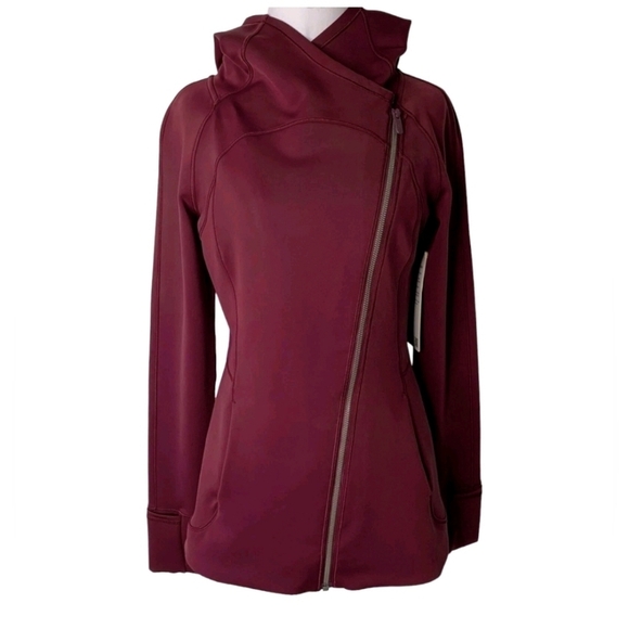 Lululemon Every Journey Long Sleeve Zip Hoodie Spacer Jacket In Garnet Red 6 - Picture 1 of 11